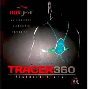 Visibility vest.  Tracer 360 multicolor. Flashing illumination.  All season